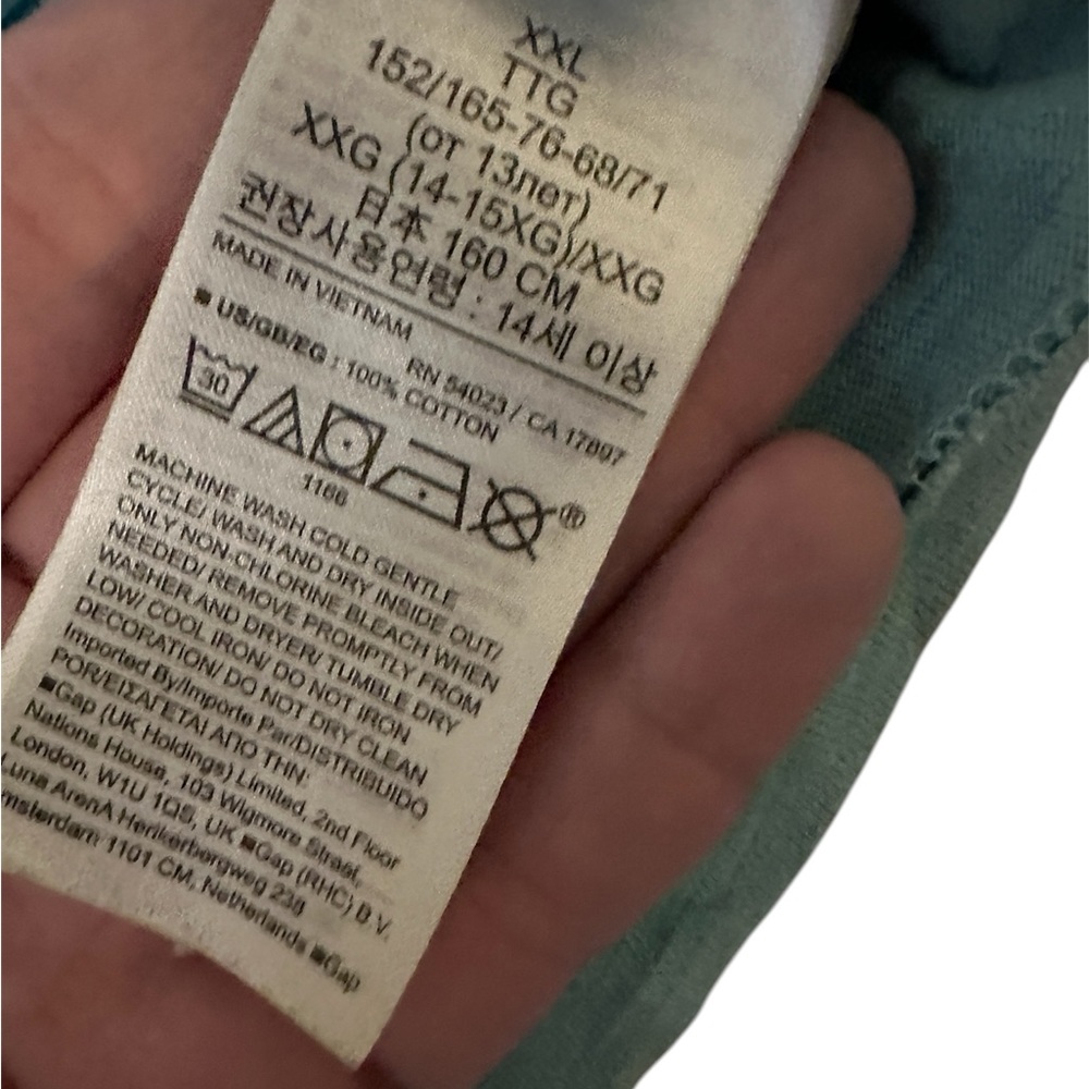 Gap x Star Wars turquoise T-Shirt with Stormtrooper graphic - Picture 7 of 10
